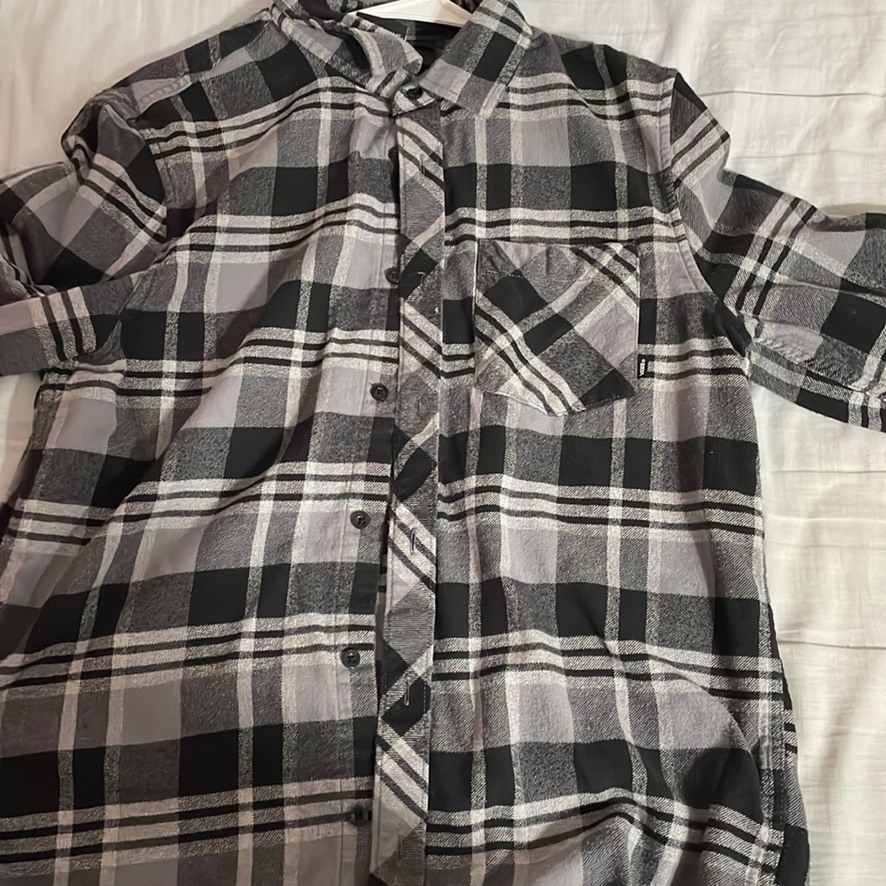 Black and Grey light weight jacket. Size M in Men